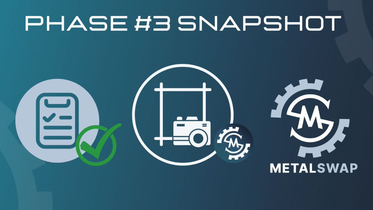 INCENTIVISED Phase3 IS OVER!

🎉 Today is a big day: in a few hours the Snapshot that will determine the distribution of the $XMT Rewards on the Polygon Network will take place on Kovan Testnet!

🎁 So these are the last moments to grab every $XMTt3!

👉 medium.com/metalswap/ince…