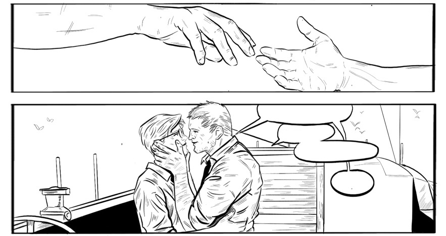 IrisbArt1's tweet image. My boyssssss
I love them sm
(This is apart of a comic page redraw I did because I hate the canon ending)
#daredevil
#mikemurdock
#butch 
#Devilsreign