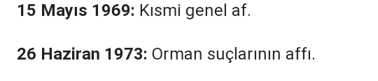 FarukAl50786969's tweet photo. YİNE GOOGLE VE ANAYASA DA YAZDIĞI GİBİ ORMAN SUÇLARININ KAPSAM DIŞI KALDIĞI BİR AF KANUNU NEREDEYSE HİÇ YOK GİBİ HATTA SADECE BU SUÇ İÇİN ÖZEL BİR AF BİLE ÇIKMIŞTIR,
ORMAN SUÇU ESKİDEN EN ��OK İŞLENEN SUÇLARDANDİR VE HEP AFFA UĞRAMIŞTIR. https://t.co/6q7sPp1WP9