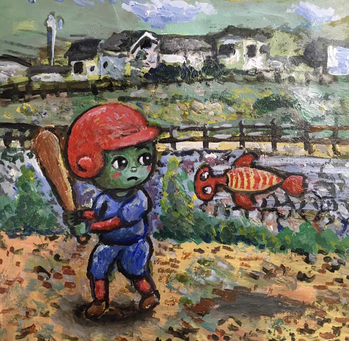 Zombie batter ゾンビ バッターと虫 (参考 戦国時代のハラノムシ) 