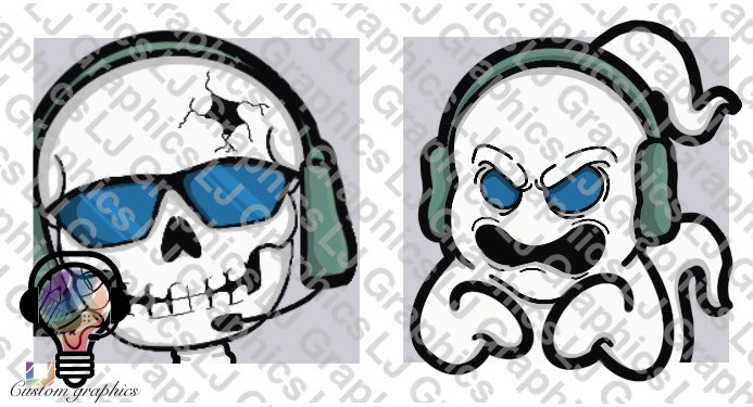 LJCustomGraphic's tweet photo. Commissioned “Call of Duty Ghost” emote set. https://t.co/pwI0wAfWbe