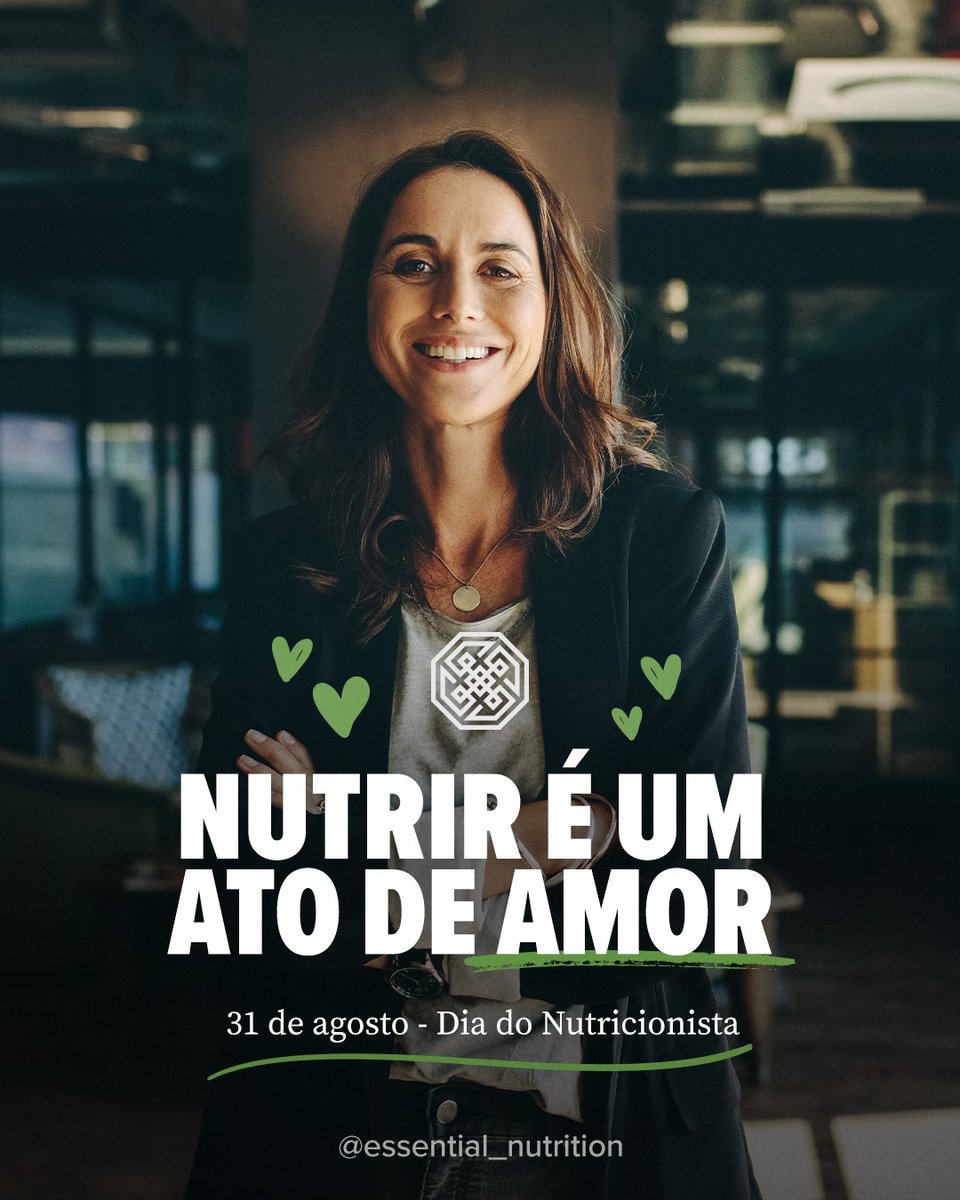 essentialbrasil's tweet photo. Hoje é o dia de homenagear quem nos inspira diariamente a levar mais qualidade de vida para todos.
Feliz Dia do Nutricionista!
#essentialnutrition #semanadonutricionista #diadonutricionista #nutricionista https://t.co/4b54x16D5o