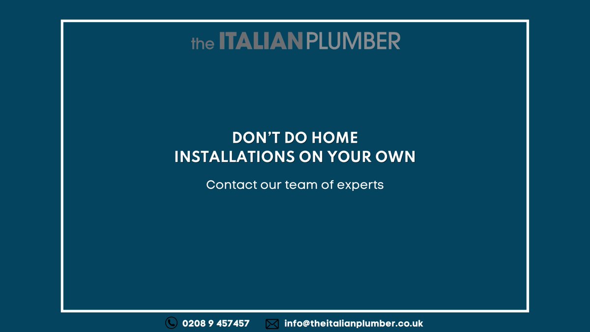 plumber_italian's tweet photo. Moving into a new home or installing new appliances?
Contact The Italian Plumber for some helping hands, we promise it’s worth it.
#homeinstallation #gasinstallation #plumbinguk #boilerinstallation #theitalianplumber https://t.co/fxY3wtT4O7
