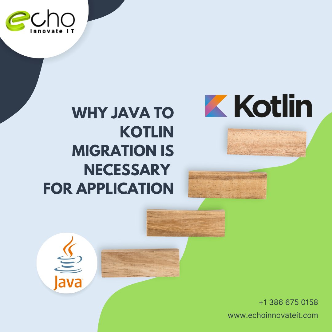 echoinnovateit's tweet image. What makes migrating a Java Application to Kotlin better? A LOT of things of which a few are these. Hire the best Kotlin Developers from Echoinnovate IT.
echoinnovateit.com/hire-kotlin-de…
#kotlin #kotlinandroid #kotlinprogramming #mobileappdevelopmentcompany #appdevelopmentcompany