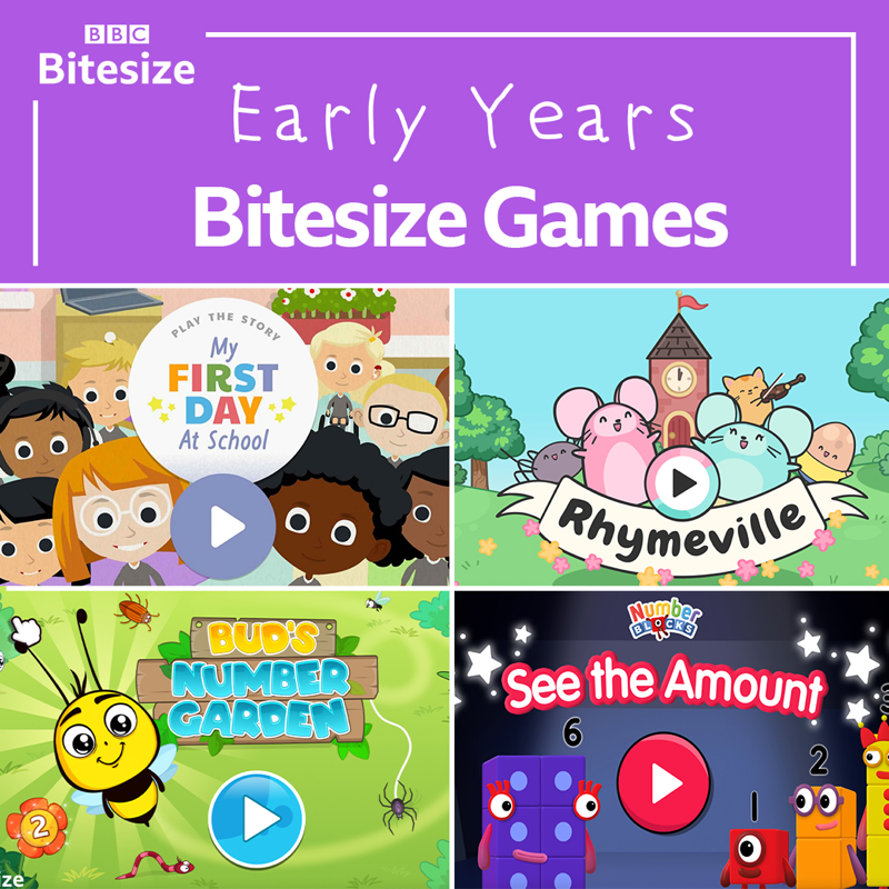 BBC_Teach's tweet photo. Looking for some educational games for your class this term? @bbcbitesize has plenty for Early Years, Primary and Secondary.