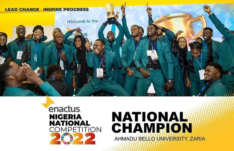mkaliyu2's tweet photo. ENACTUS ABU team has emerged the. Champions yesterday Lagos. ENACTUS is in Students Research and Innovation. By this they have qualified to represent Nigeria in ENACTUS World Cup in Puerto Rico https://t.co/E5LfDeGmTv