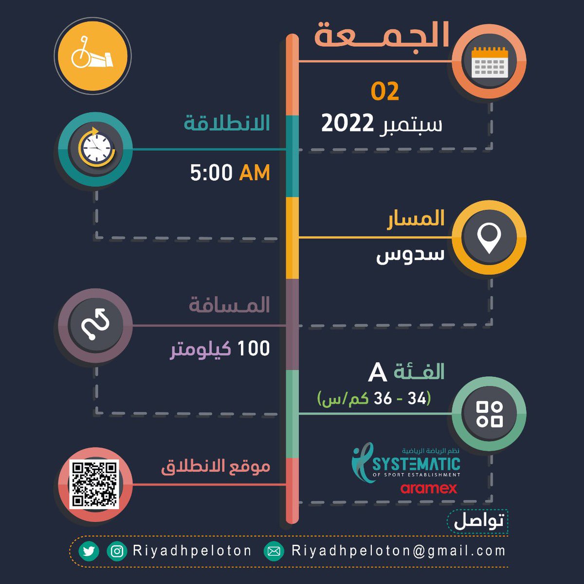 riyadhpeloton's tweet photo. الويكند هذا غييييير 😍🔥

تمرينا كالعادة الجمعة 🚂

وبالنسبة للسبت راح نكون متواجدين في بنبان نستمتع وندعم لاعبين الكوكبة المشاركين في تجارب الاداء 💪

وبإذن الله المليون تكون من نصيب أحد أعضاء كوكبة الرياض 👑 https://t.co/suTzK8VQ5D