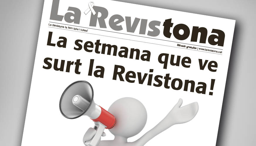 ❗️El proper dilluns 5 de setembre és l’últim dia per enviar els articles que voleu que surtin a la propera Revistona.

Podeu enviar-los a info@larevistona.cat

✅ La Revistona la fem entre totes i tots!