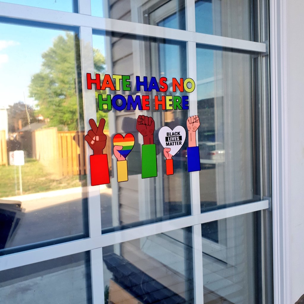 debdchapman's tweet photo. #hatehasnohomehere Found on the campaign trail. #election https://t.co/vOmXMMPxOy