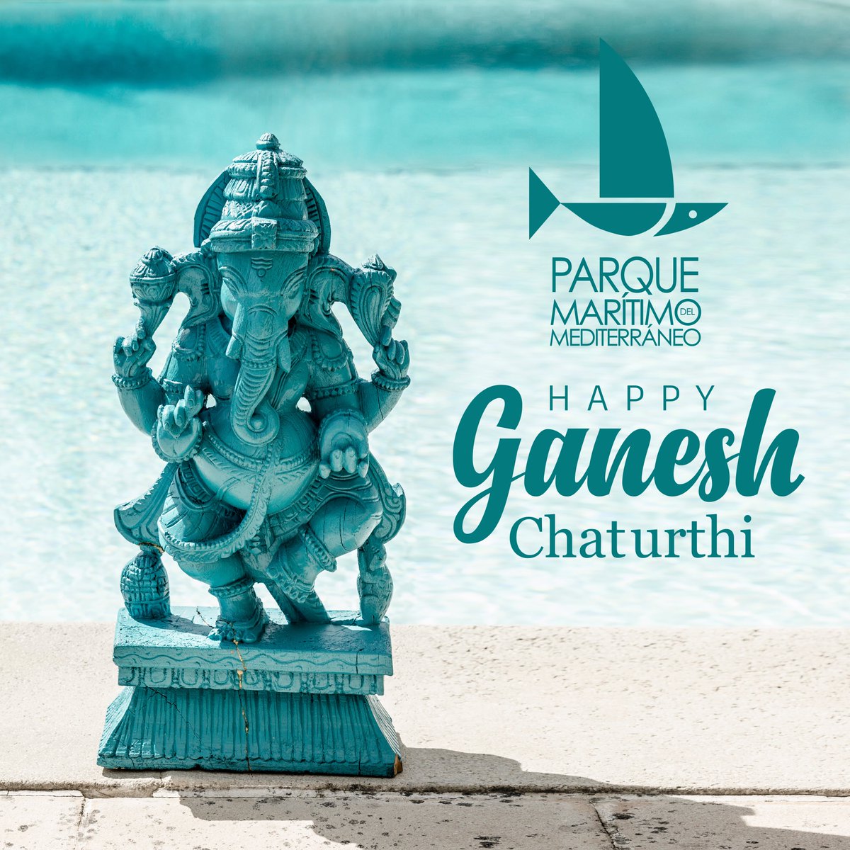 ParqueMMCeuta's tweet photo. Desde el Parque Marítimo del Mediterráneo, deseamos un feliz Ganesh Chaturthi a la Comunidad Hindú de Ceuta y del mundo.

#parquemarítimodelmediterráneo #ceuta #ganeshchaturthi https://t.co/mOSsO7ifL0