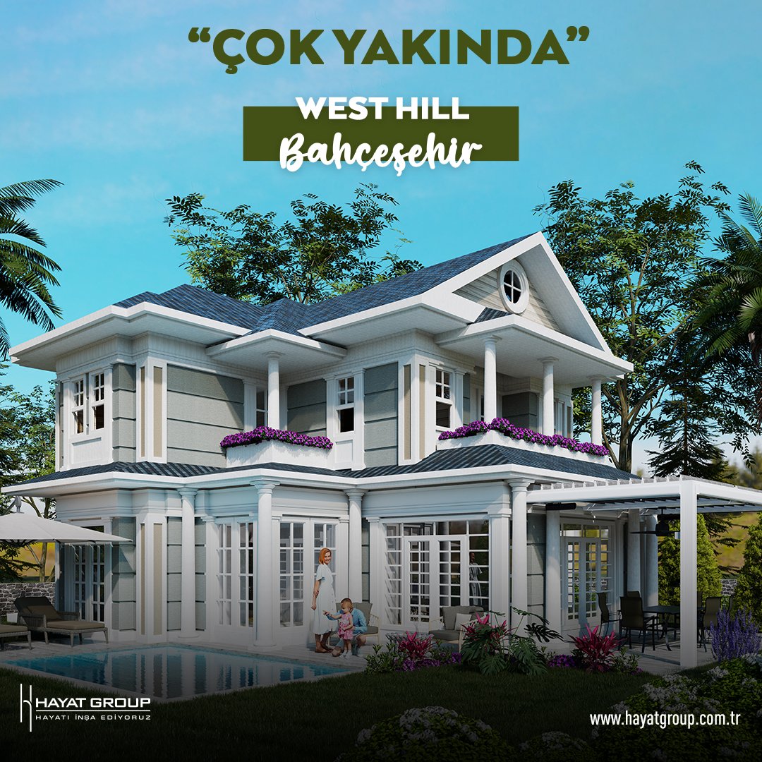 Bahçeşehir’in yeni gözdesi olmaya aday West Hill, doğa ile iç içe konforlu bir yaşam alanı sunmaya hazırlanıyor. Bahçeşehir’in yükselen değeri West Hill, çok yakında!

#HayatGroup #yatırım #WestHill #Bahçeşehir #inşaat #gayrimenkul #holding #ticaret #yatırım #inşaat #investment