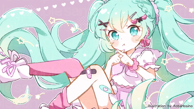大好きな曲にイラスト使っていただきました最強かわいいMVになってます…!よろしくお願いします!!  