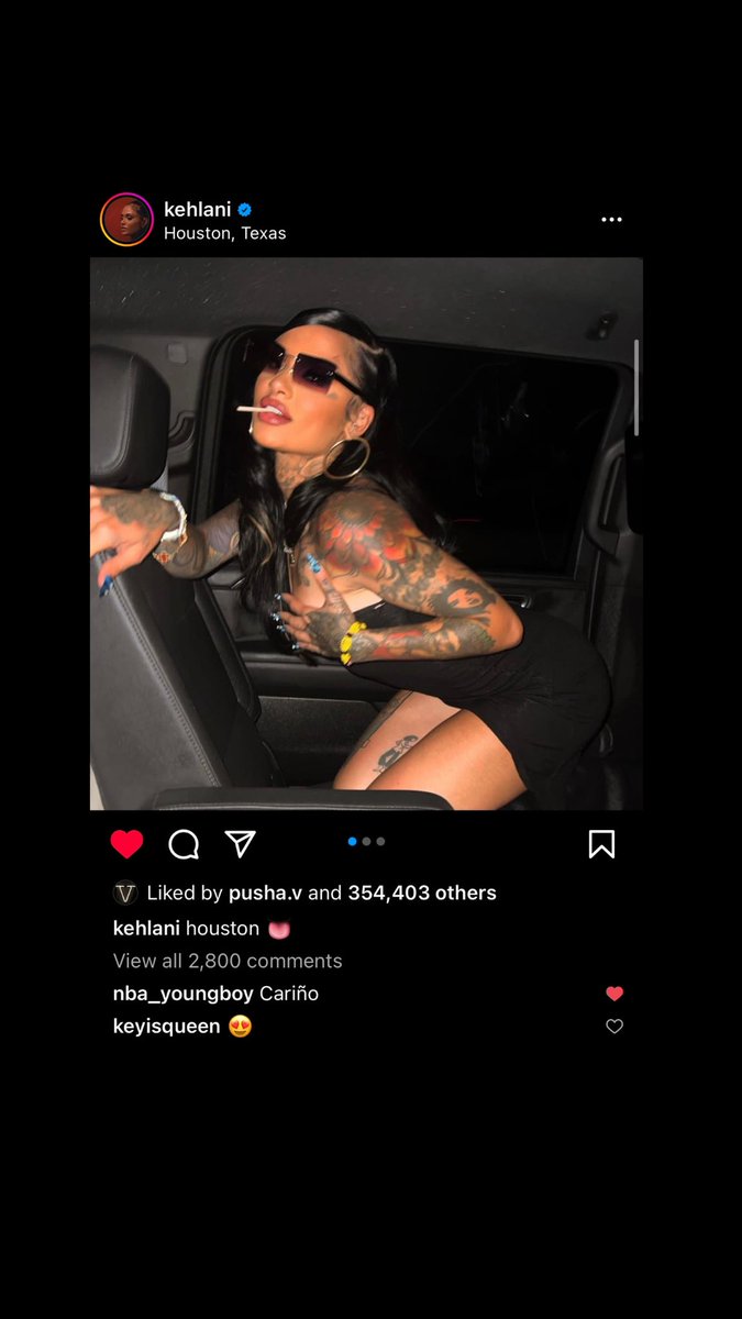 nba youngboy speak spanish ?? 😭 —via IG under kehlani post “cariño”