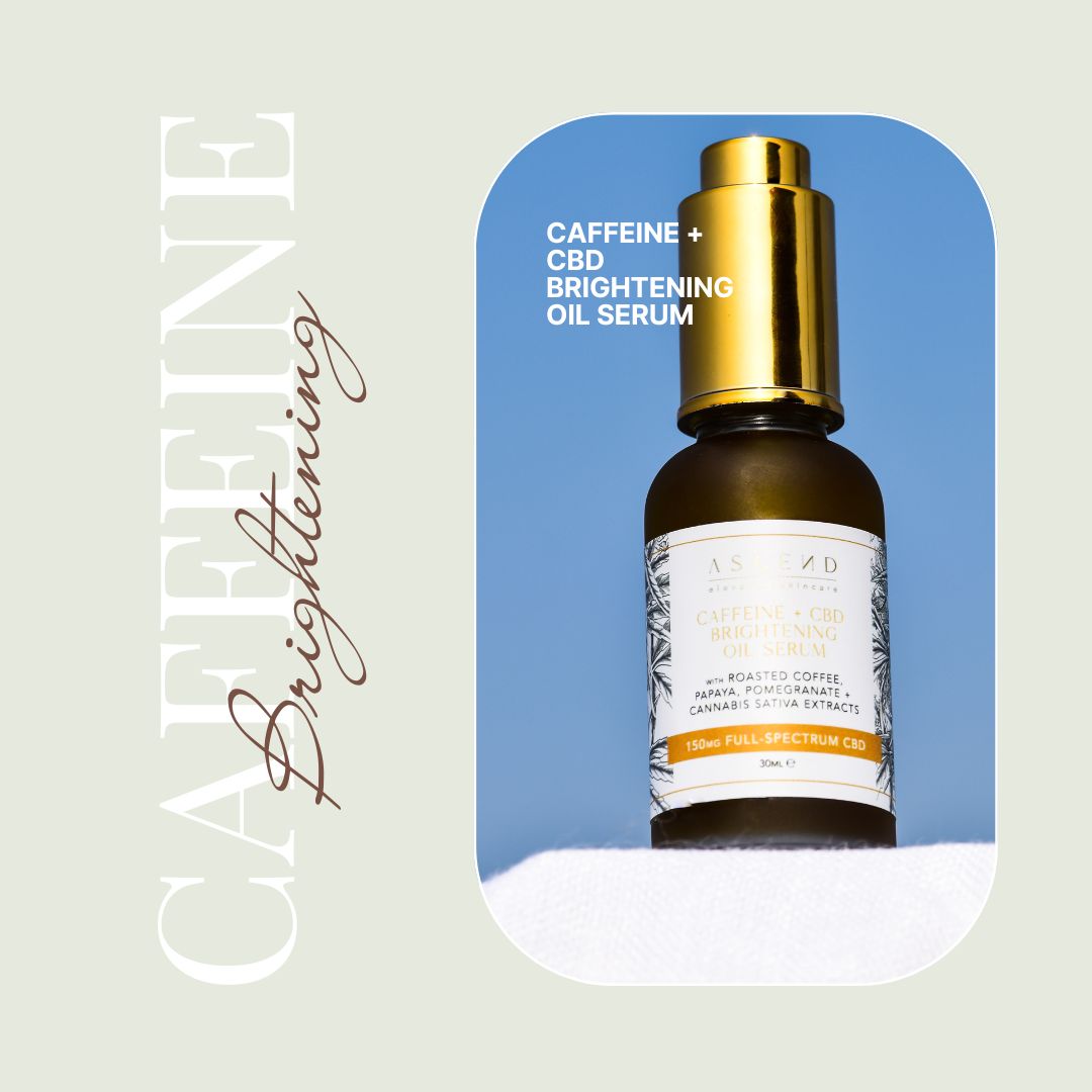 Shine bright! 💫
Our Caffeine + CBD Brightening Face Oil has been expertly formulated with botanical sources of clinically effective ingredients proven to make skin brighter and naturally radiant.

#caffeine #cbd #cbdserum #cbdskincare #caffeineserum #skincare #naturalskincare