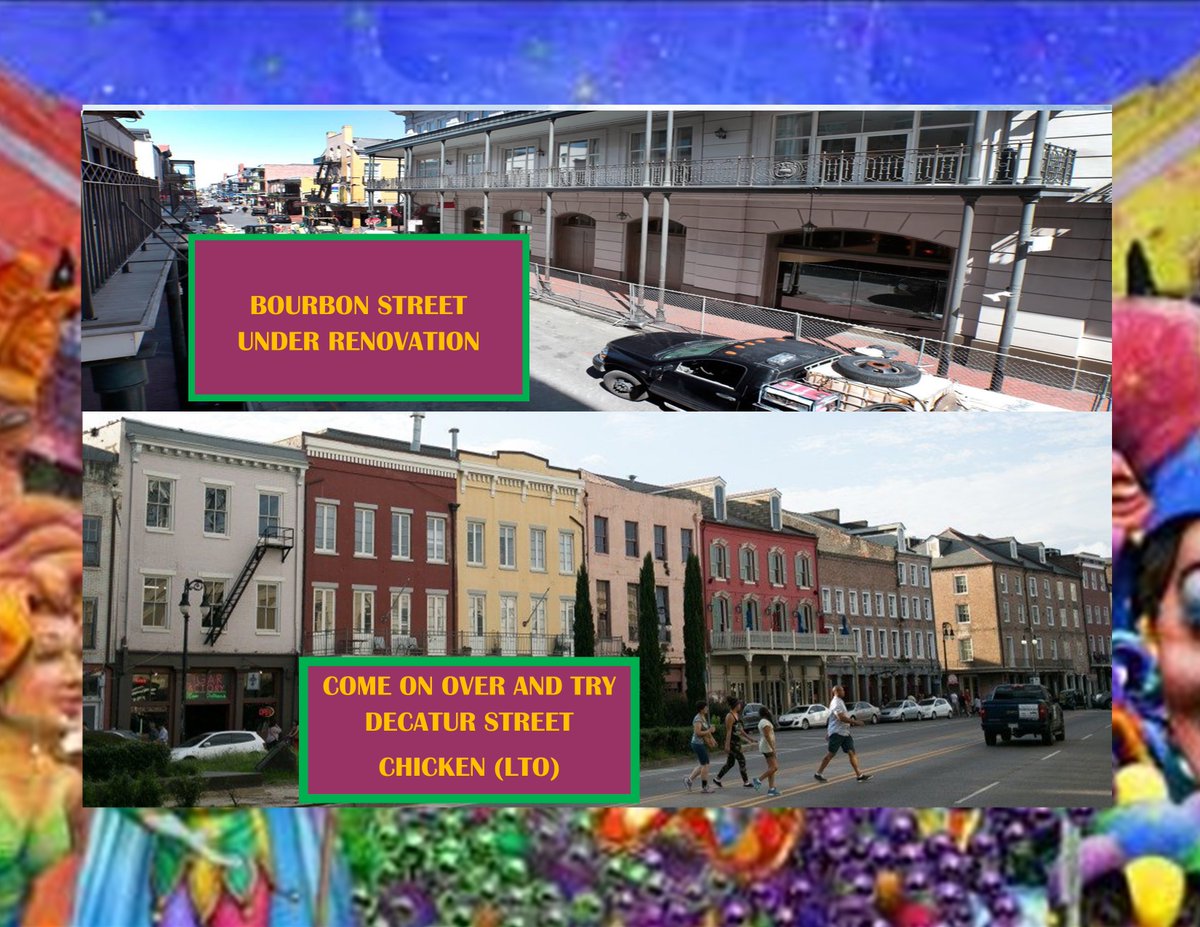 JGumbosDelaware's tweet image. It's back! While Bourbon Street is waiting on materials, we have temporarily moved over to #DecaturStreet. Different flavor, awesome taste!