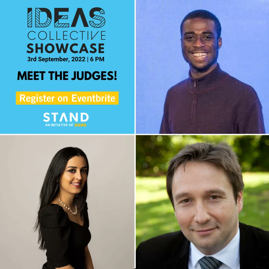 stand_ie's tweet photo. Excited to meet the judges for #IdeasforChange22 this Saturday! Register for tickets ASAP!
Eventbrite: https://t.co/Jwe2evDjLv
@ericosa11 @Black_andirish @RazanIRL @ColmanFarrell @UCDinnovation
#IdeasCollective22 #ActionProjects #GlobalCitizen https://t.co/uvDAF7tvz2