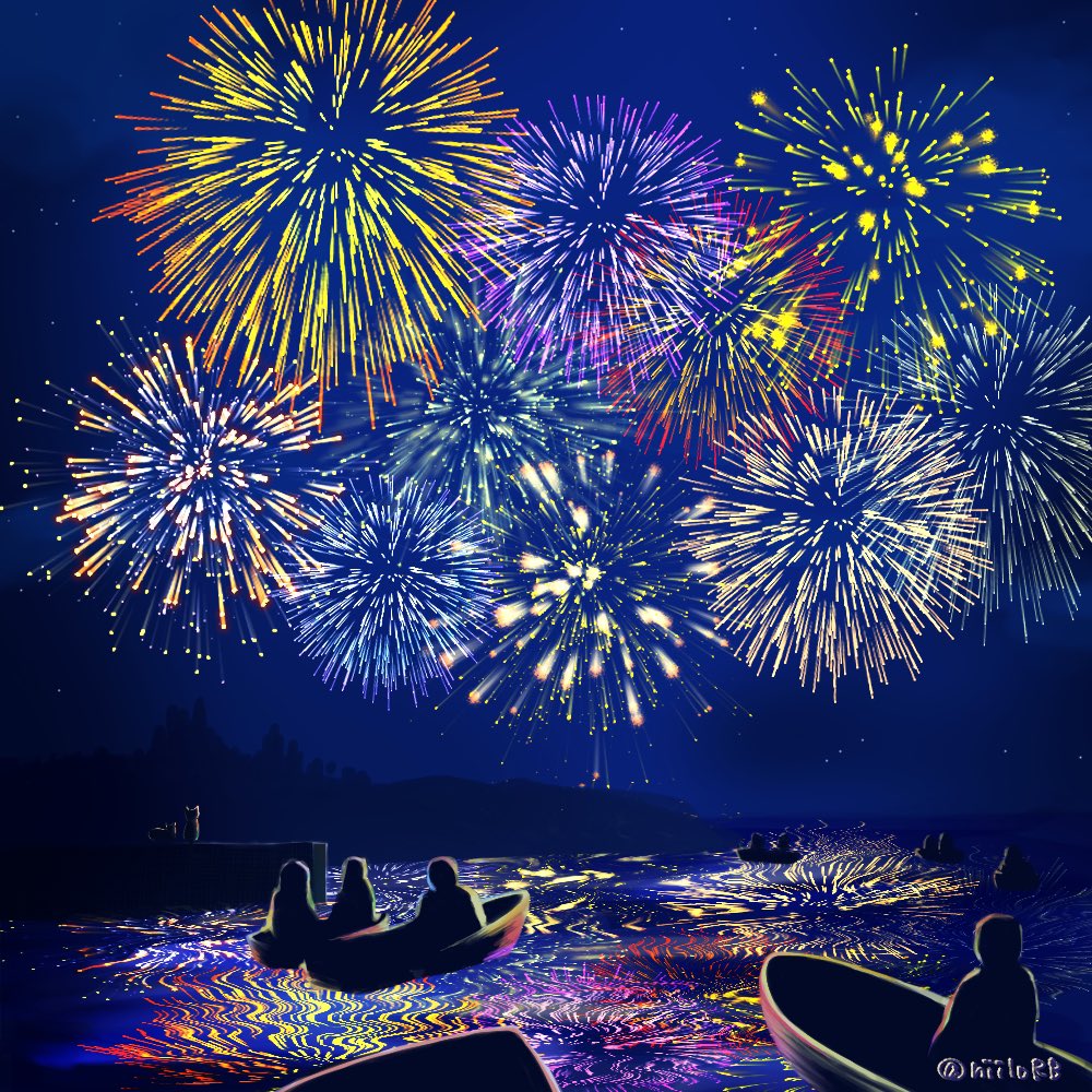 niiloRB's tweet photo. 夏の終わりに🎆
#花火 #イラスト #illustration https://t.co/y6K5rTVGAL