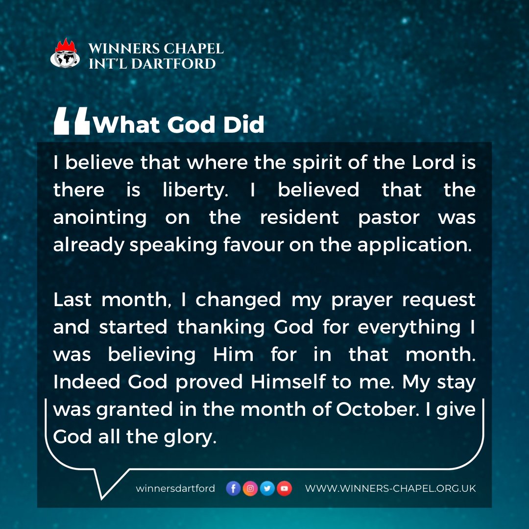 winnersdartford's tweet photo. Testimony Time
Leave-to - Remain sorted
#winnerschapel #winnersdartford #testimonytime #sorted
#ukpapers #immigrationcase #immigrationtestimony https://t.co/AIYACr7yby