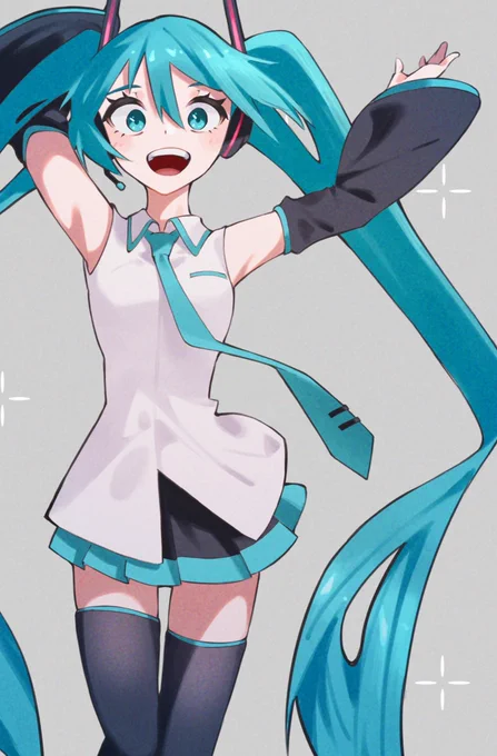 #初音ミク誕生祭2022  #初音ミク誕生日おめでとう!!!構図とかで永遠に悩んでたら間に合いそうになくなったので過去絵で許して。。。 