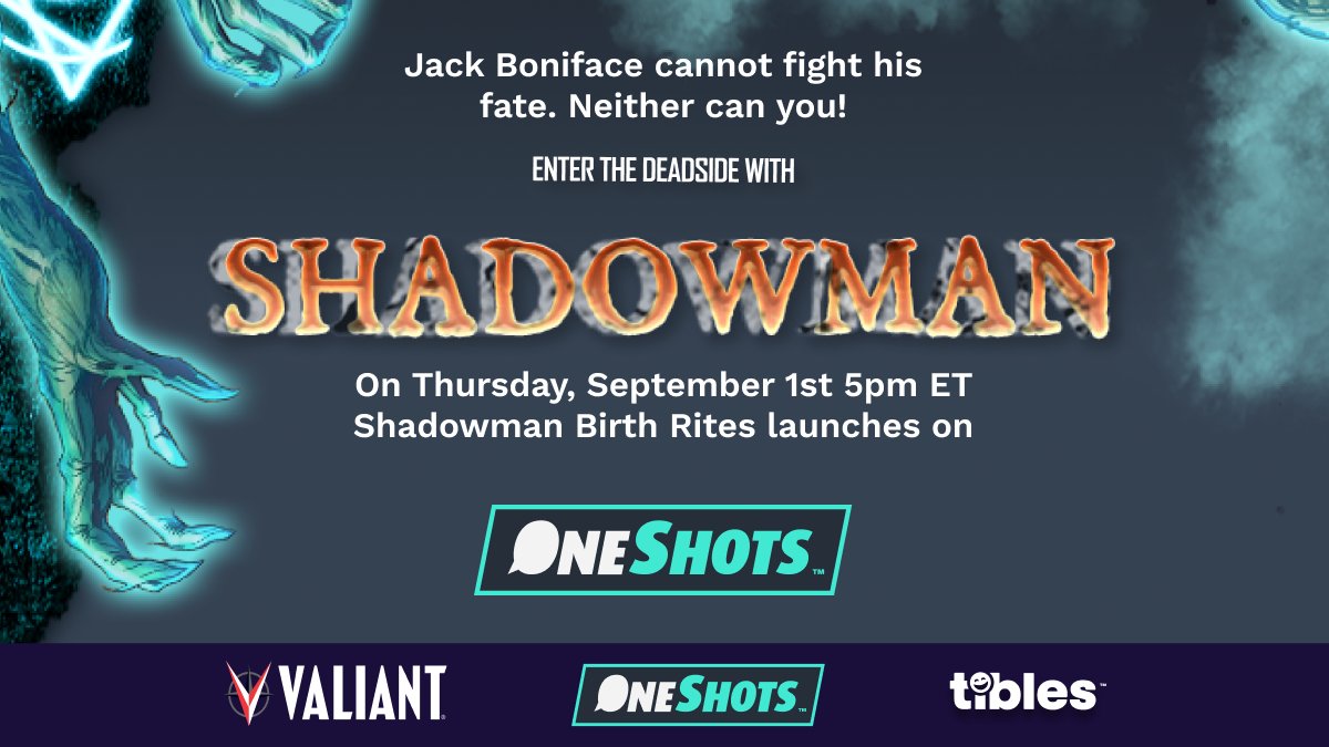 OneShotsTibles's tweet photo. What is the true cost of Shadowman’s otherworldly power? Find out when you traverse to the Deadside with Shadowman this Thursday at 5pm ET only on https://t.co/JTMMq11fRT.

#stayvaliant #onFlow #Shadowman #collectors https://t.co/QdJC1Lfm4H