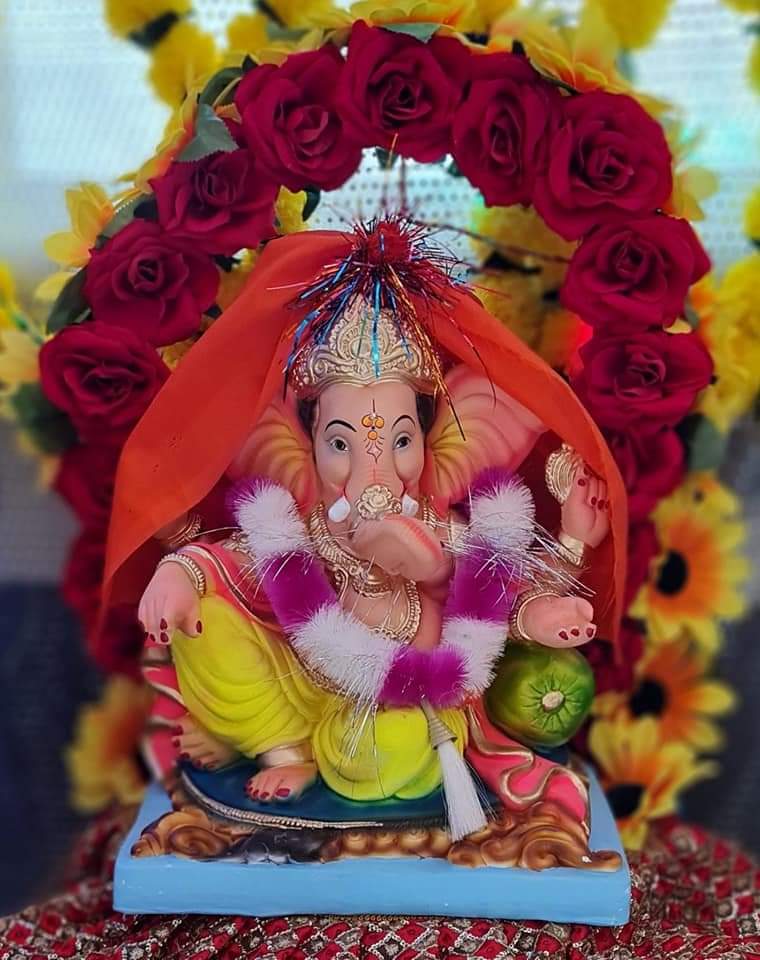 RajendraVRaut's tweet photo. आनंदी व भक्तीमय वातावरणात निवासस्थानी आज सकाळी गणरायाचे पूजन करून प्रतिष्ठापना केली.

#गणपती_बाप्पा_मोरया #festivalvibes
#GanpatiBappaMorya #Ganeshotsav2022 https://t.co/rXA9DYbu5U