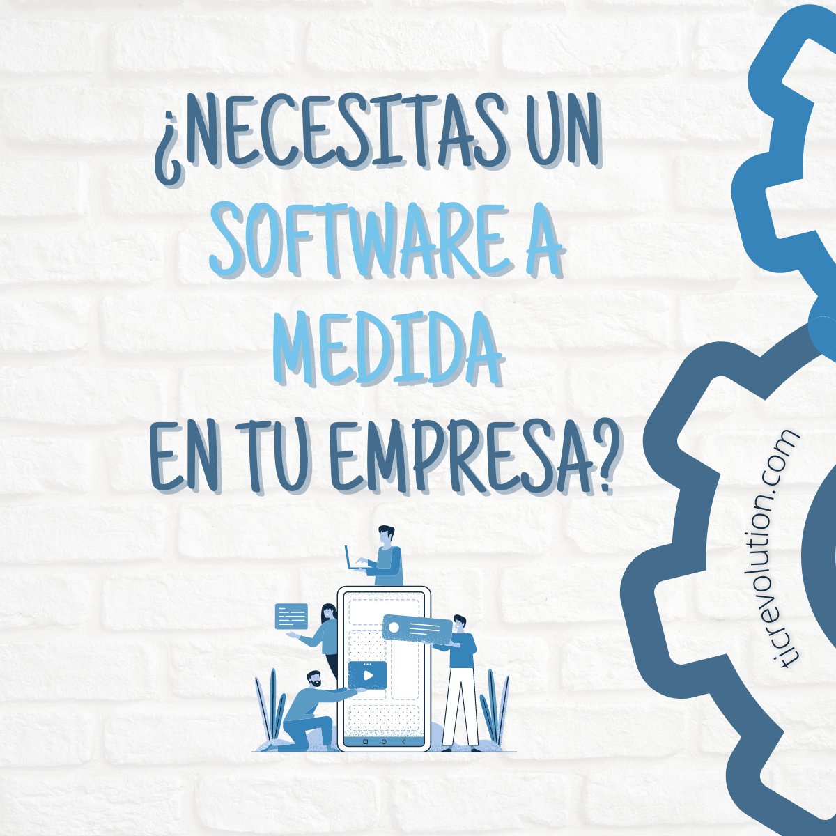 🚀 #TicRevolution | 𝗖𝗿𝗲𝗮𝗿 𝘆 𝗱𝗲𝘀𝗮𝗿𝗿𝗼𝗹𝗹𝗮𝗿 𝘀𝗼𝗳𝘁𝘄𝗮𝗿𝗲 𝗮 𝗺𝗲𝗱𝗶𝗱𝗮 𝘆 𝗮𝗽𝗹𝗶𝗰𝗮𝗰𝗶𝗼𝗻𝗲𝘀 𝗺𝘂𝗹𝘁𝗶𝗽𝗹𝗮𝘁𝗮𝗳𝗼𝗿𝗺𝗮⁣
Desarrollamos las aplicaciones multiplataforma que cubran tus necesidades de tu negocio cuando no encuentras en el mercado. ⁣