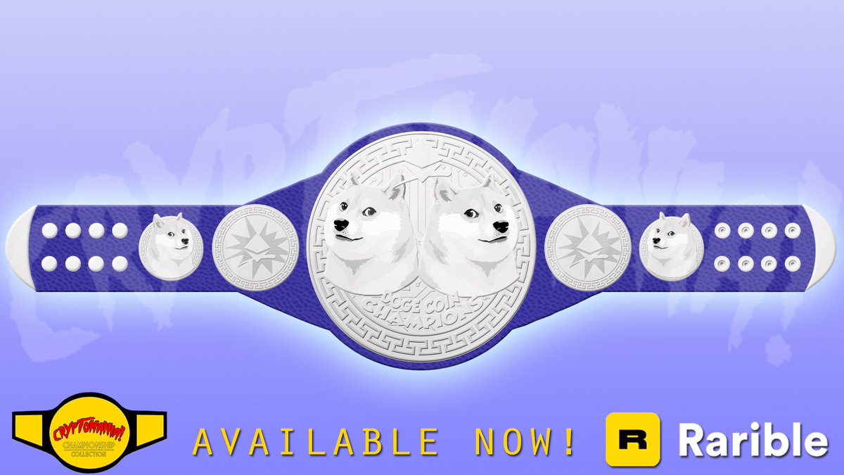 cryptomanianft's tweet photo. Hey #dogecoin friends! Check out these awesome @dogecoin inspired Tag Team Championship #NFTs

A pair of matching belts make them a tag team. Different backgrounds make them unique 1 of 1s

Be the DogeCoin Champions!

#NFT #NFTdrop #doge #dogearmy #WWE

https://t.co/4i2gq6Xasr https://t.co/fE4Nm0K6f0