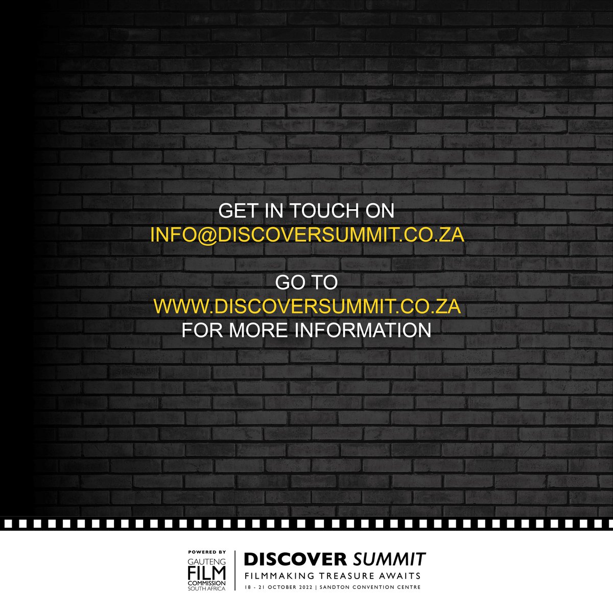 _discoversummit's tweet photo. WE WANT YOU!
In celebration of 20 years of the @GautengFilmCom , we will be hosting our Inaugural Discover Summit and are seeking delegates to fly our flag high!
#DiscoverSummit
#DS2022 https://t.co/5uV49dnNog