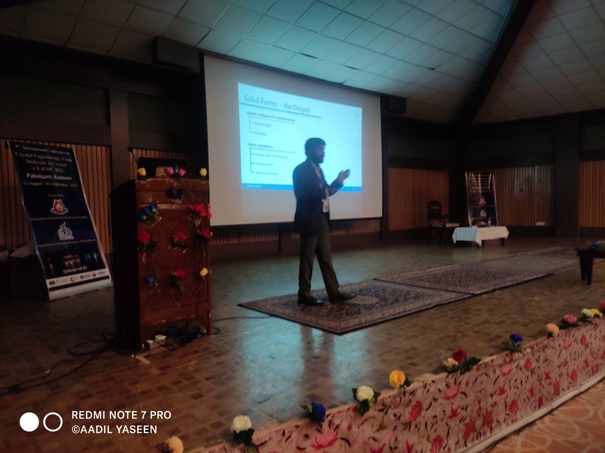 Jose Parambil speaks on scaling up crystals from chemical engineering perspective <a href="/3rdcefmckashmir/">3rd CEFMC PAHALGAM(2022)</a> 
<a href="/aijazpapers/">Aijaz Ahmad Dar</a> 
<a href="/cmallareddy/">C Malla Reddy</a> 
@CCCL_Chopra