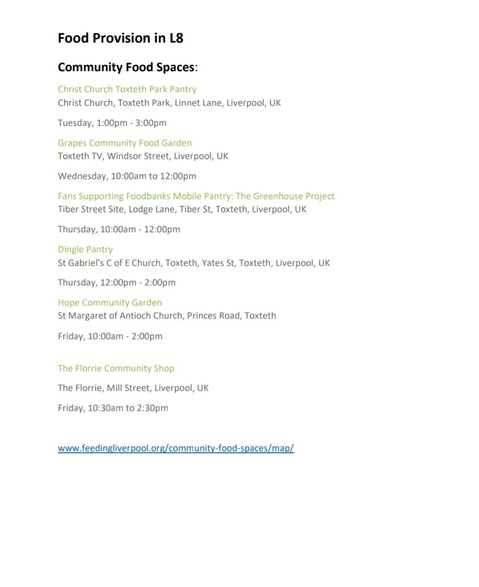 🥫🧀🍞 #L8 Emergency food provisions around Toxteth and Dingle 🙏 PLEASE SHARE 
We're preparing for a significant national fuel hike in October. 
No one should have to choose between fuel and food.
#L8abetterplace