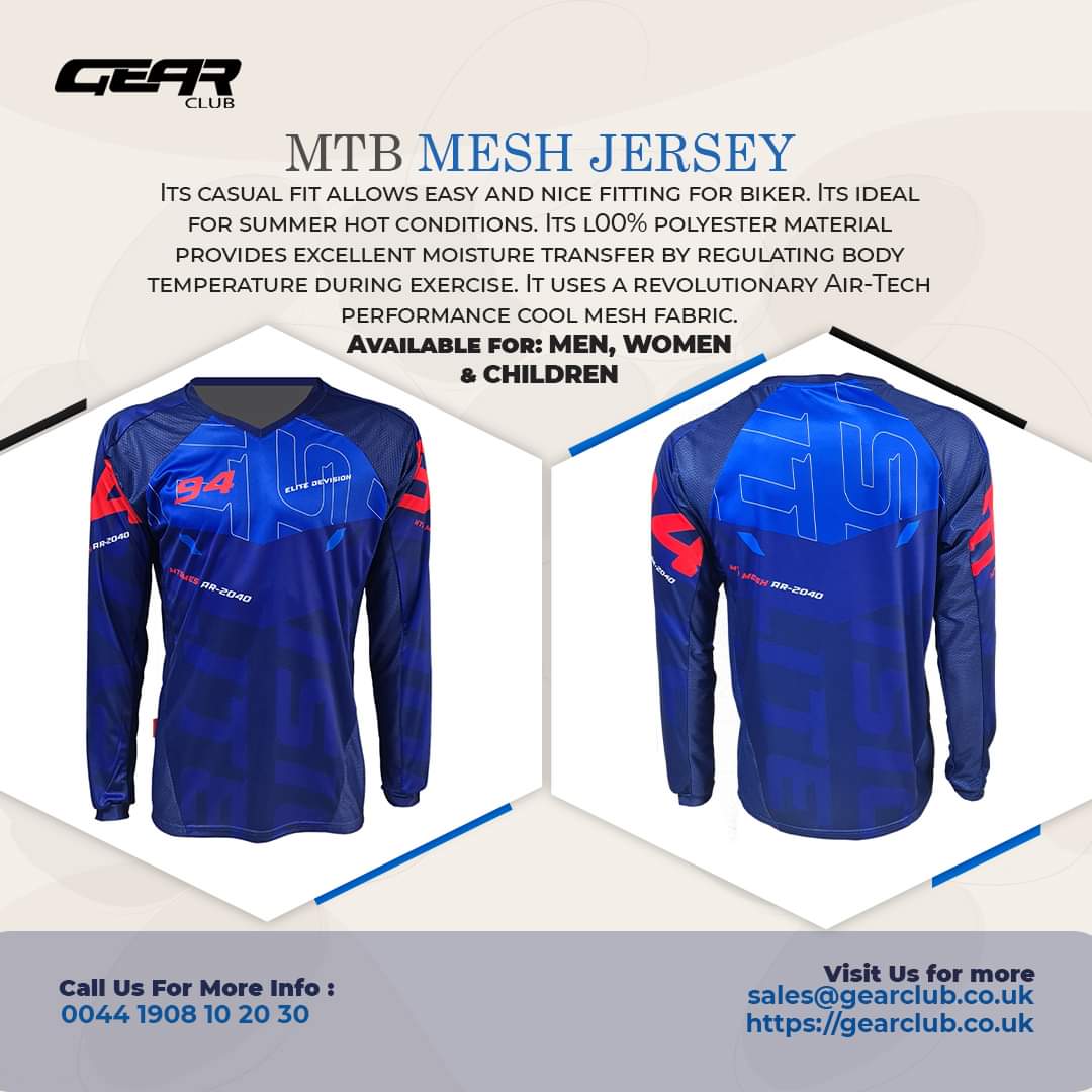 Check out our complete range of DOWNHILL &amp; MTB!

sales@gearclub.co.uk gearclub.co.uk/product/mtb-me…

#gearclub #cyclingwear #cyclingclothing #mtbmeshjersey #custommtbjersey #mtbjersey #cyclingclub #cyclingapparel #cyclingkit #mtb #downhill #cyclingteam #bestcyclingkits #cyclingwearuk