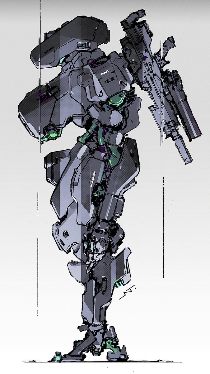robot weapon no humans gun holding gun mecha solo  illustration images