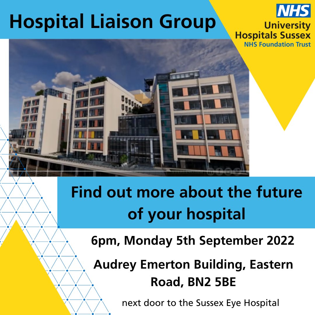 It's 6 months until the Stage 1 building opens at the County Hospital. Want to know more, what it will mean for patients and visitors, and what happens next? Then come along to the next Hospital Liaison Group meeting. Monday 5th Sept, 6pm, Audrey Emerton Building, Eastern Road.
