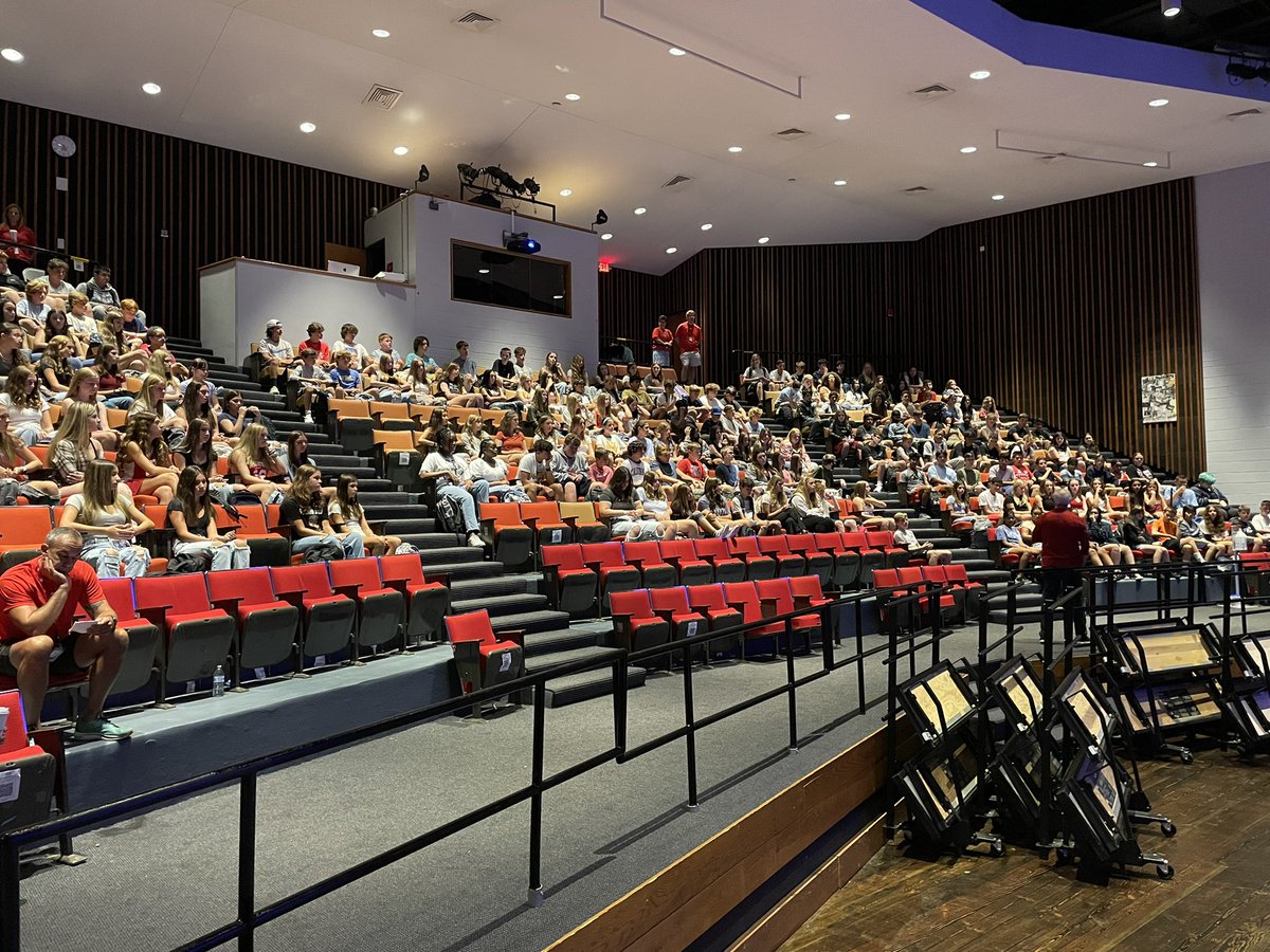 We’re back! Already down to business <a href="/NorthHigh1/">North Attleboro High</a> as Mr. Haviland welcomes the Freshmen class.