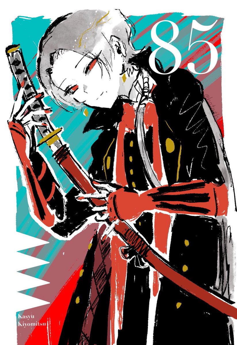 #今月描いた絵を晒そう
〜版権キャラ編〜
加州さん、笹貫さん、メイドインアビスのファプタちゃん 