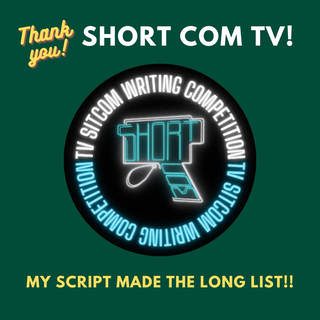 What a welcome return from #edfringe! I made the long list for @ShortComFF TV sitcom writing competition! ✍🏻🥳 #writing #scriptcomp #Screenwriters