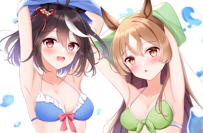 水着のウマ娘は万病に効く#今月描いた絵を晒そう  #ウマ娘 #ウマ娘プリティーダービー 