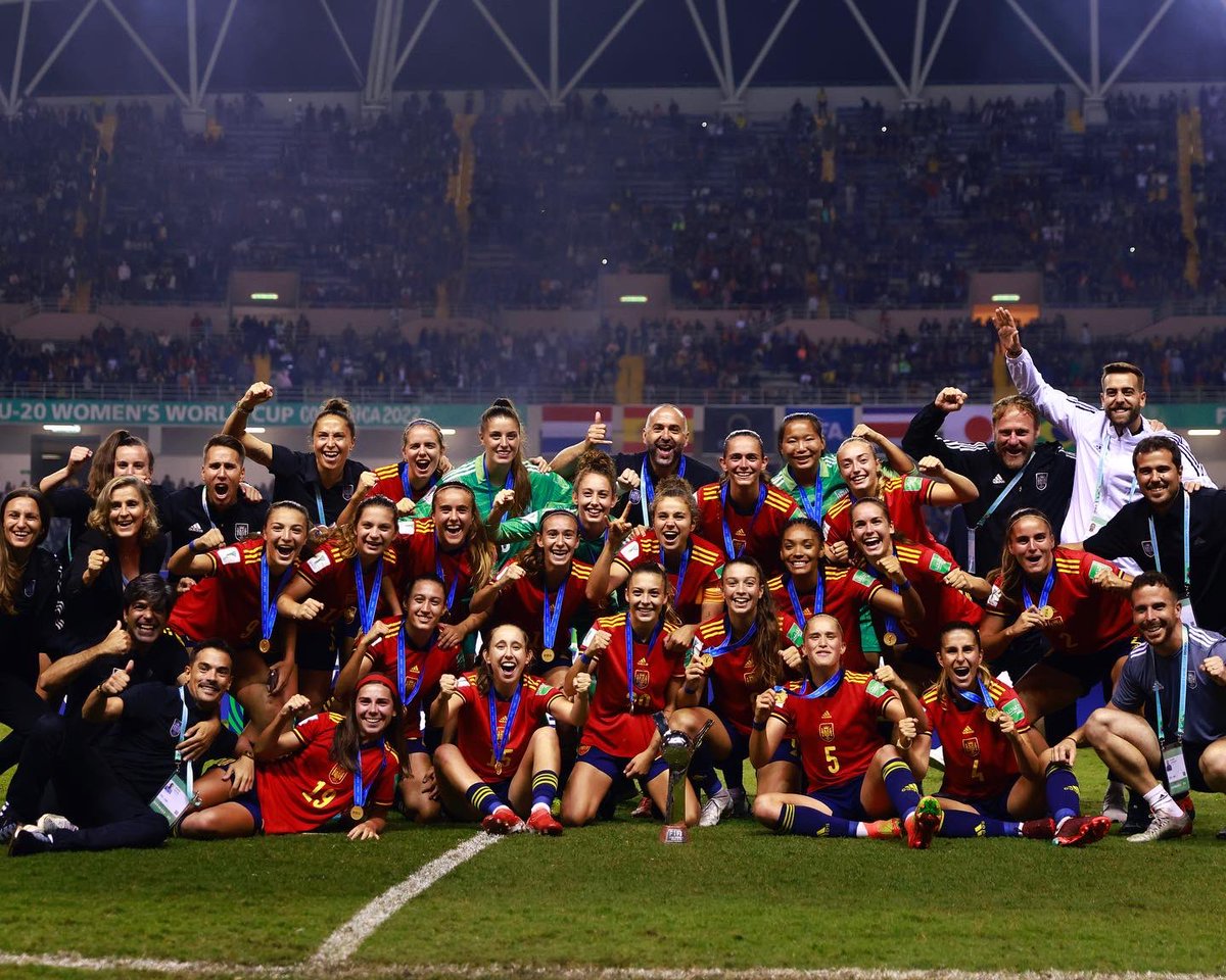 La historia está escrita, SOMOS CAMPEONAS DEL MUNDO‼️🏆🌍
Pura vida 🇨🇷 

#U20WWC | #VamosJuntas