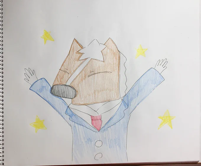 #今月描いた絵を晒そうこれとあと1枚で合計5枚!案外描いてない... 