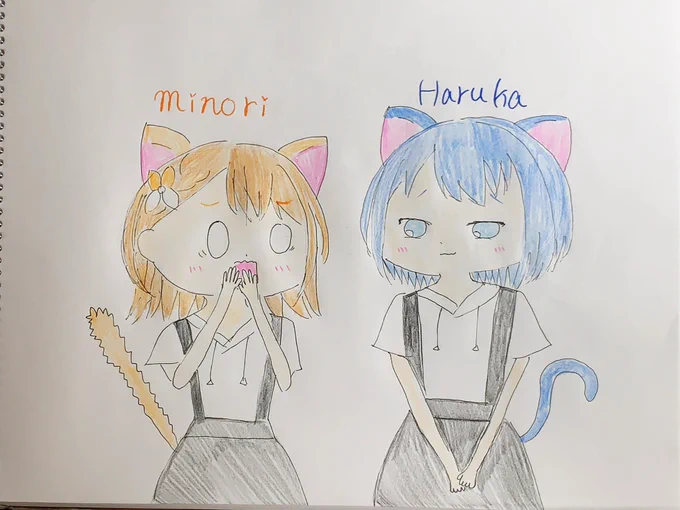 #今月描いた絵を晒そうこれとあと1枚で合計5枚!案外描いてない... 
