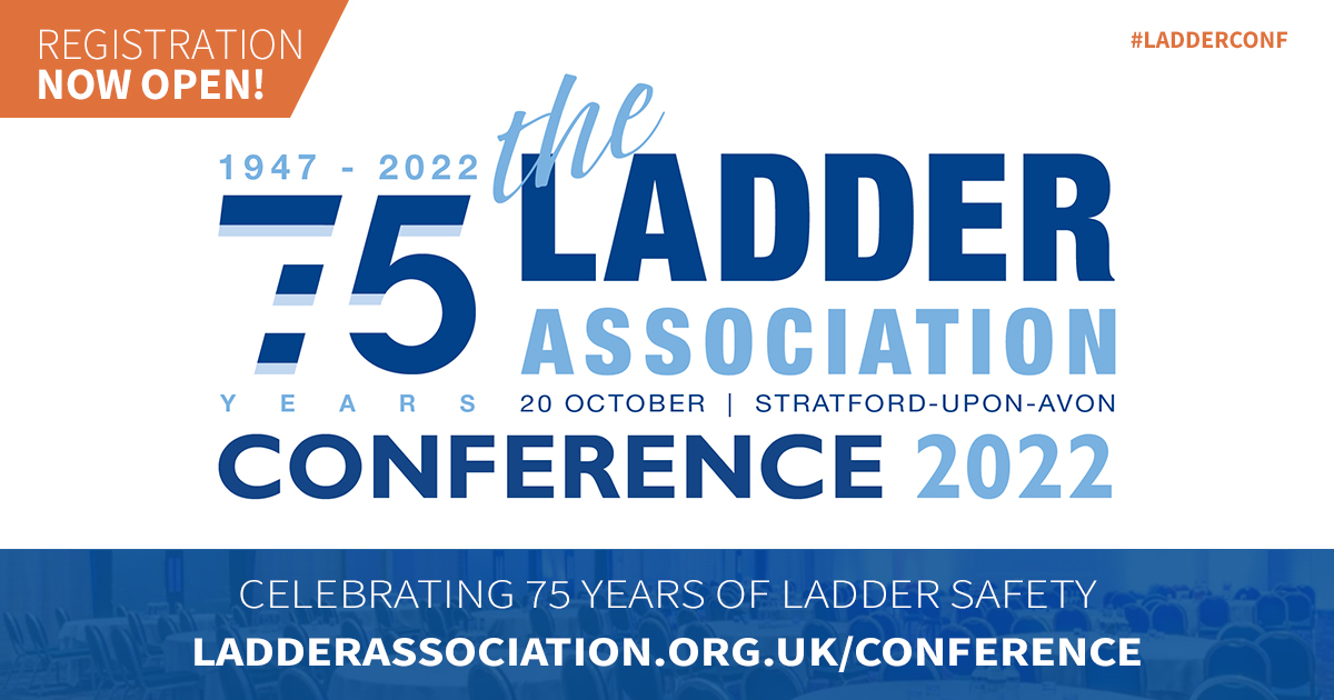 LadderAssoc's tweet photo. We’re delighted to announce REGISTRATIONS ARE NOW OPEN for our 75th Anniversary Ladder Conference on Thursday 20 October 2022 at the Crowne Plaza Hotel in Stratford-upon-Avon.
GET YOUR FREE GENERAL ADMISSION TICKETS > https://t.co/ug1FY2kRD9 #ladderconf https://t.co/AIIk7TCSB8