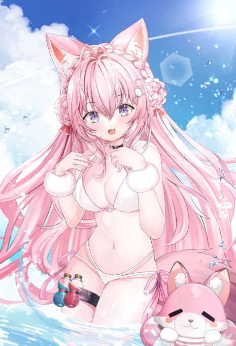 #今月描いた絵を晒そう こよサマ～#hololive #ホロライブ 
