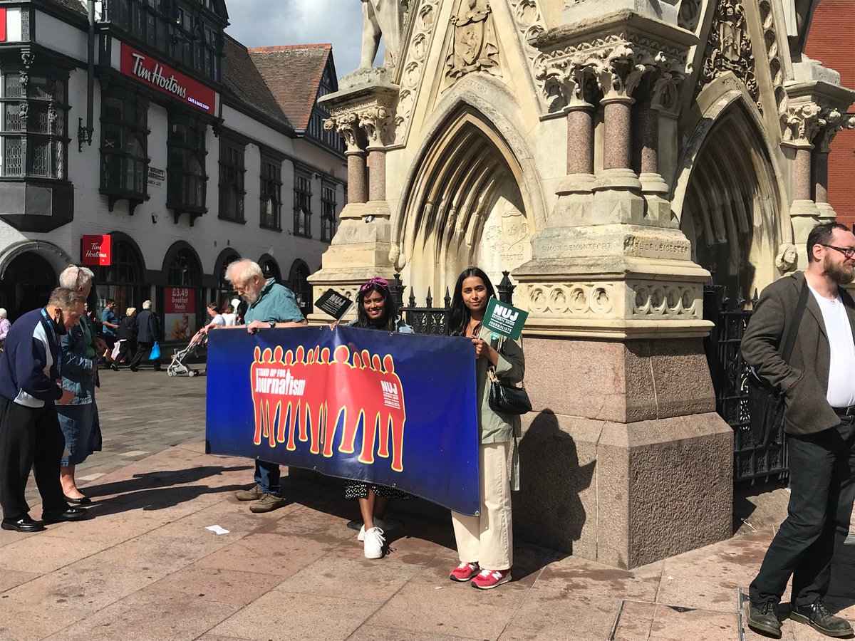 NottinghamNuj's tweet photo. Support for the #NUJReachstrike from colleagues at the Leicester Mercury @NUJofficial https://t.co/poobuv7Ww2