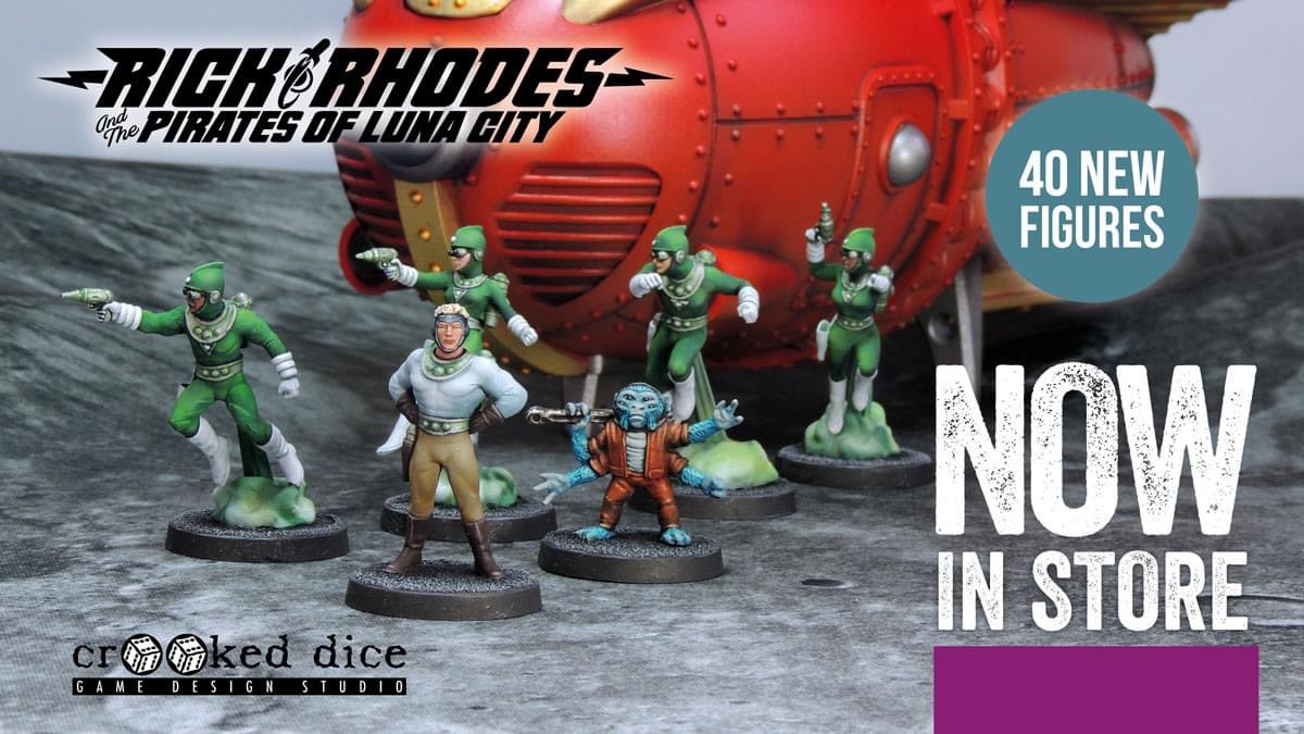 DiceCrooked's tweet photo. NEW RELEASES+++
Fifteen new packs of pulp sci-fi minis now in store! All the figures and terrain from our recent Luna City Kickstarter are now on general release.
https://t.co/nuFmQG47Gg
#crookeddice #wargaming #7tvpulp #miniatures #stargrave #28mm #lunacity #pulp https://t.co/AzyHuw0Wck