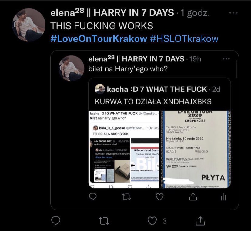 Bilety na Harry’ego who?
#HarryStylesLoveOnTourWarszawa