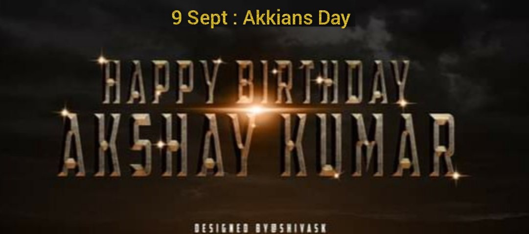 Bhushanadhau1's tweet photo. 9 Days To Go For 9 September - The Akkians Day ๐ฅ๐ฅ
Get Ready For @akshaykumar Sir's Birthday Celebrations ๐๐ฅณโค๏ธ
#9DaysToAKSHAYsBday #AkshayKumar #AkkiansDay https://t.co/hFENNjdsMA