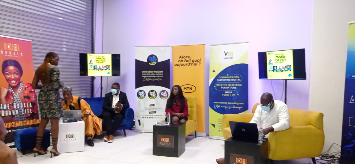 doualanow's tweet image. Les panelistes de ce jour pour le talk avec @voilamoimedia et @MTNCameroon c/ @BloggersCM 
#BlogDay2022
 #ABCBlogDay
#ABCCARE
#BlogDay237