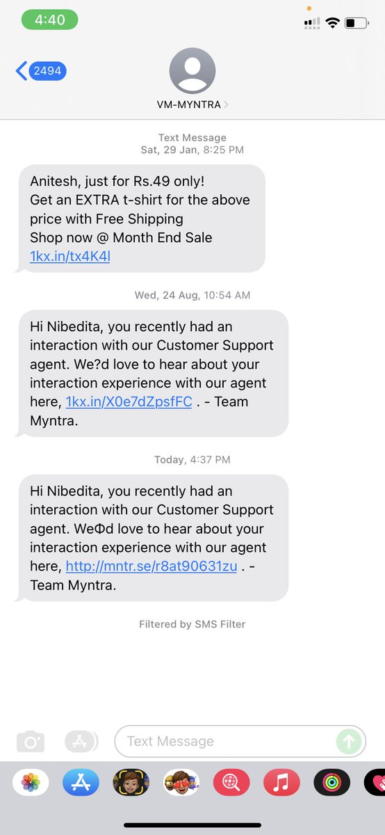 AniteshGhosh's tweet photo. @myntra is the worst shopping website in India, they are looting customers' money,
Order ID # 1211936 28145653249403.
 I received a defective product on 14 th Aug 2022, on 23rd Aug 22 the product has been picked by Myntra.
But now they denied that they don't receive the product. https://t.co/rs2Q87YUqQ