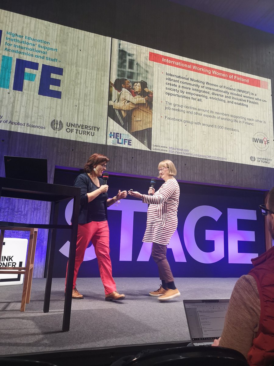 Bea_Viz's tweet photo. Interesting seminar today #HEILIFE sharing today their national model supporting the integration and retention of international academics, staff and their families in Finland. Good job! HEI LIFE đ #talentboost #Thinkcorner #Helsinki https://t.co/dwZjZxgORS