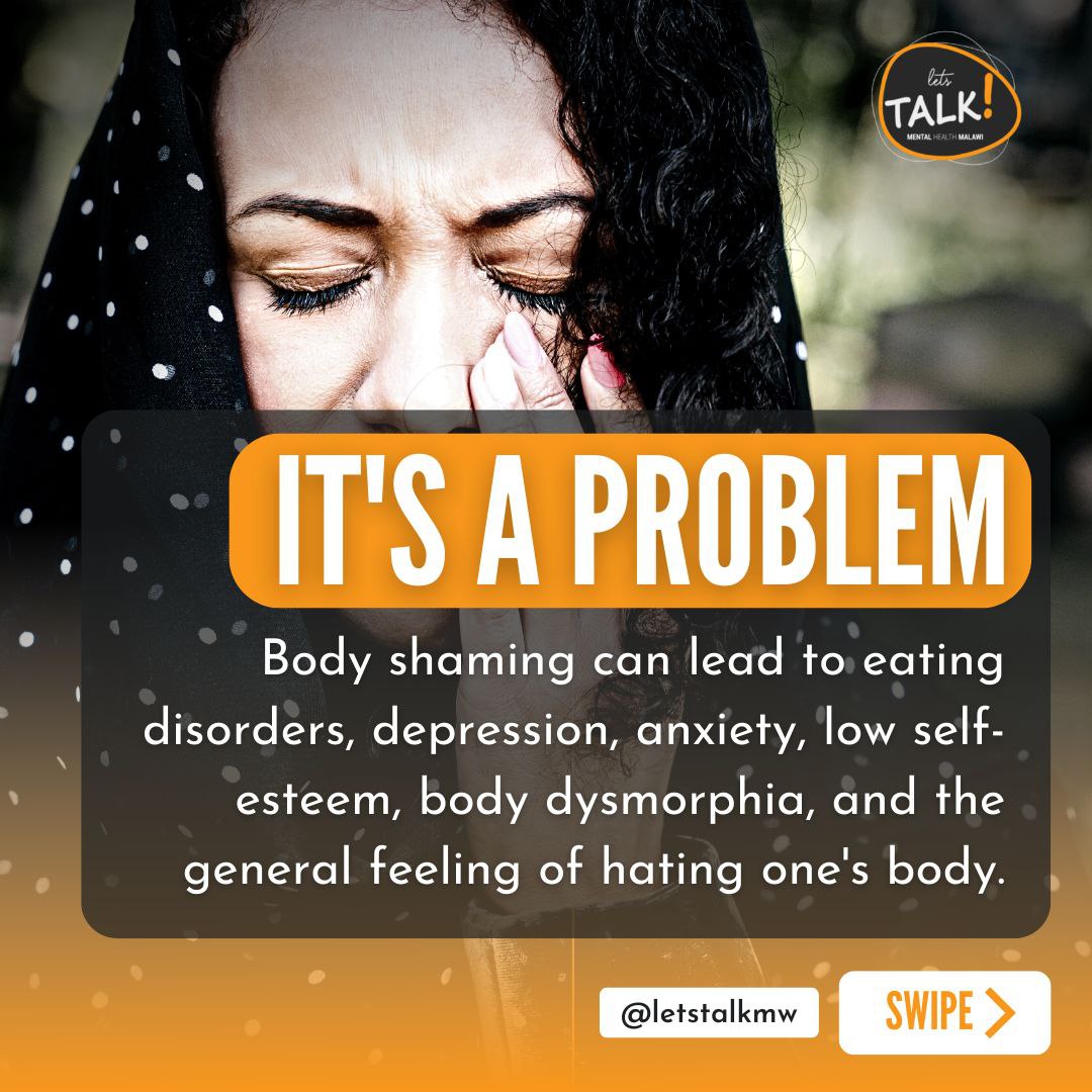 lets_talk_mw's tweet photo. Save and share the posts on what to know about this prevalent topic.

Look out for our next posts on Types of body shaming - with examples.

Remember, we are all uniquely different, and our differences are to be celebrated as beautiful creations :) 

Design by @fortune_brands https://t.co/V7KGP60VyY